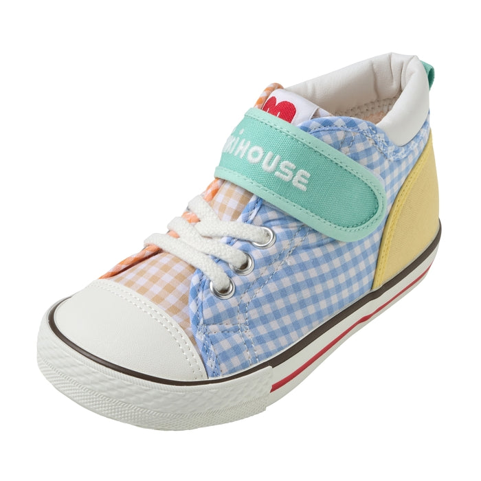 Pastel Gingham Sneakers for Kids