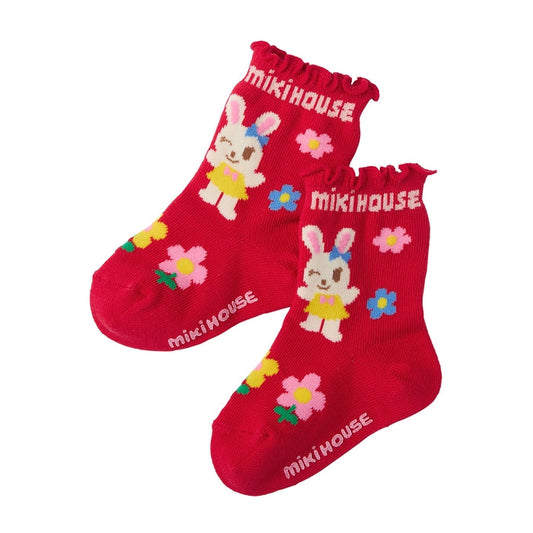 Usako’s Exclusive Floral Knit Socks