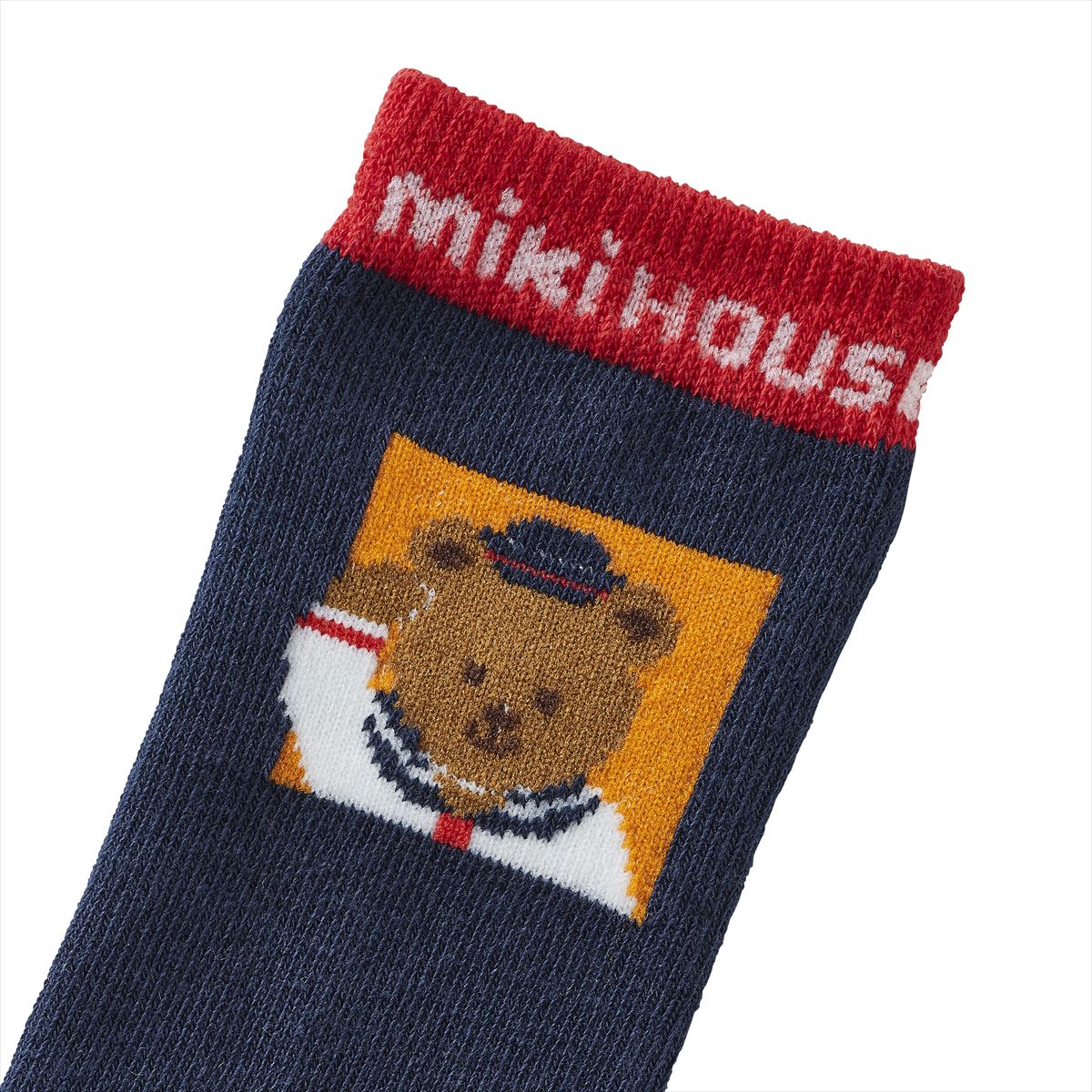 MIKI HOUSE Bear Classic High Socks