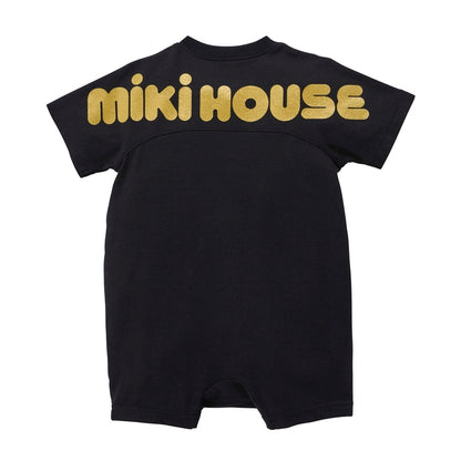 Short Sparkle Back Logo Rompers
