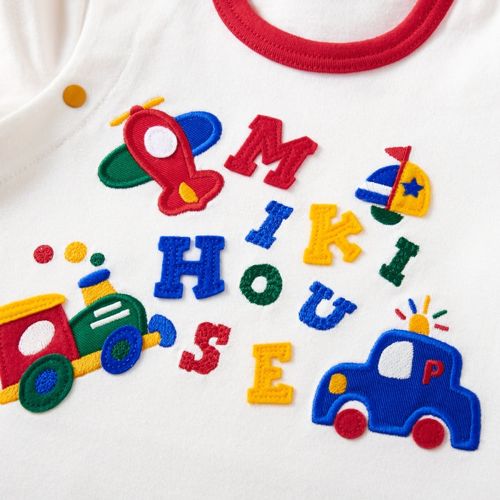 Classic MIKI HOUSE Bear Short Vehicle Coverall