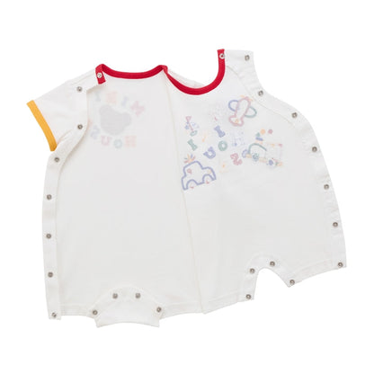 Classic MIKI HOUSE Bear Short Vehicle Coverall