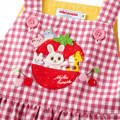 Usako’s Gingham Berry Jumper Skirt