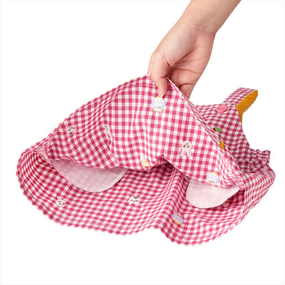 Usako’s Gingham Berry Jumper Skirt