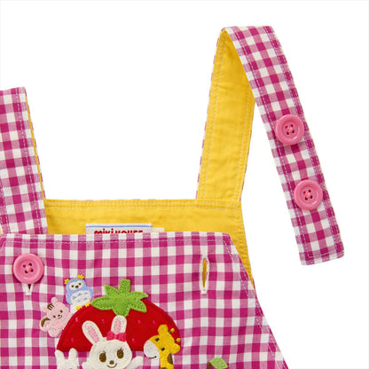 Usako’s Gingham Berry Jumper Skirt