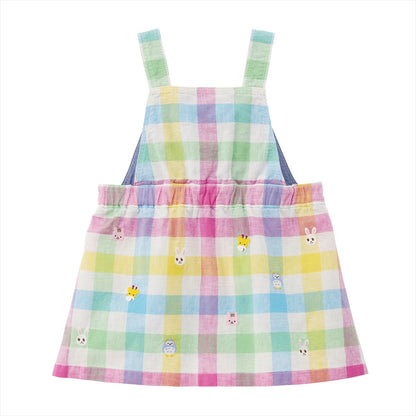 Usako’s Gingham Berry Jumper Skirt