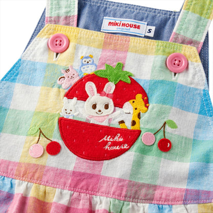 Usako’s Gingham Berry Jumper Skirt