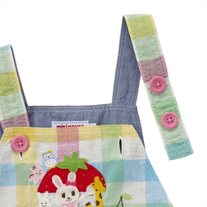 Usako’s Gingham Berry Jumper Skirt