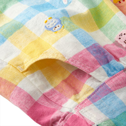 Usako’s Gingham Berry Jumper Skirt