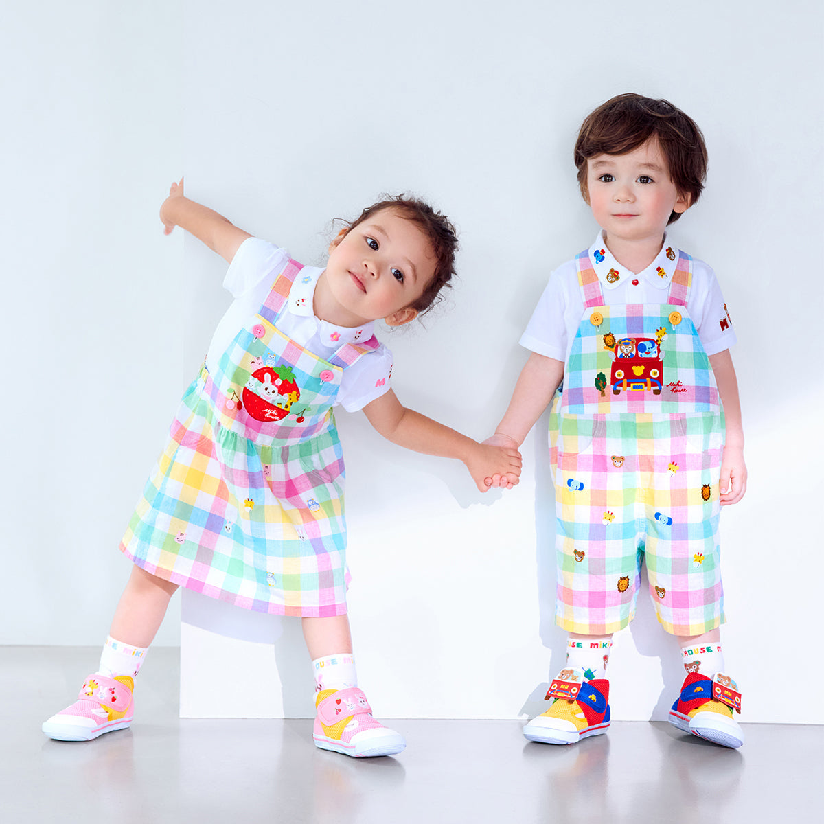 Usako’s Gingham Berry Jumper Skirt