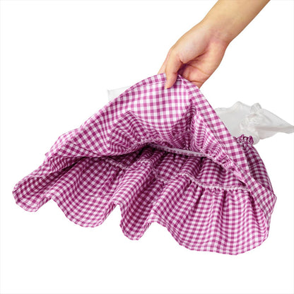 Usako’s Gingham Tiered Dress