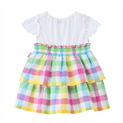 Usako’s Gingham Tiered Dress