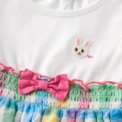 Usako’s Gingham Tiered Dress