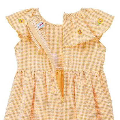 Usako’s Sunflower Gingham Dress