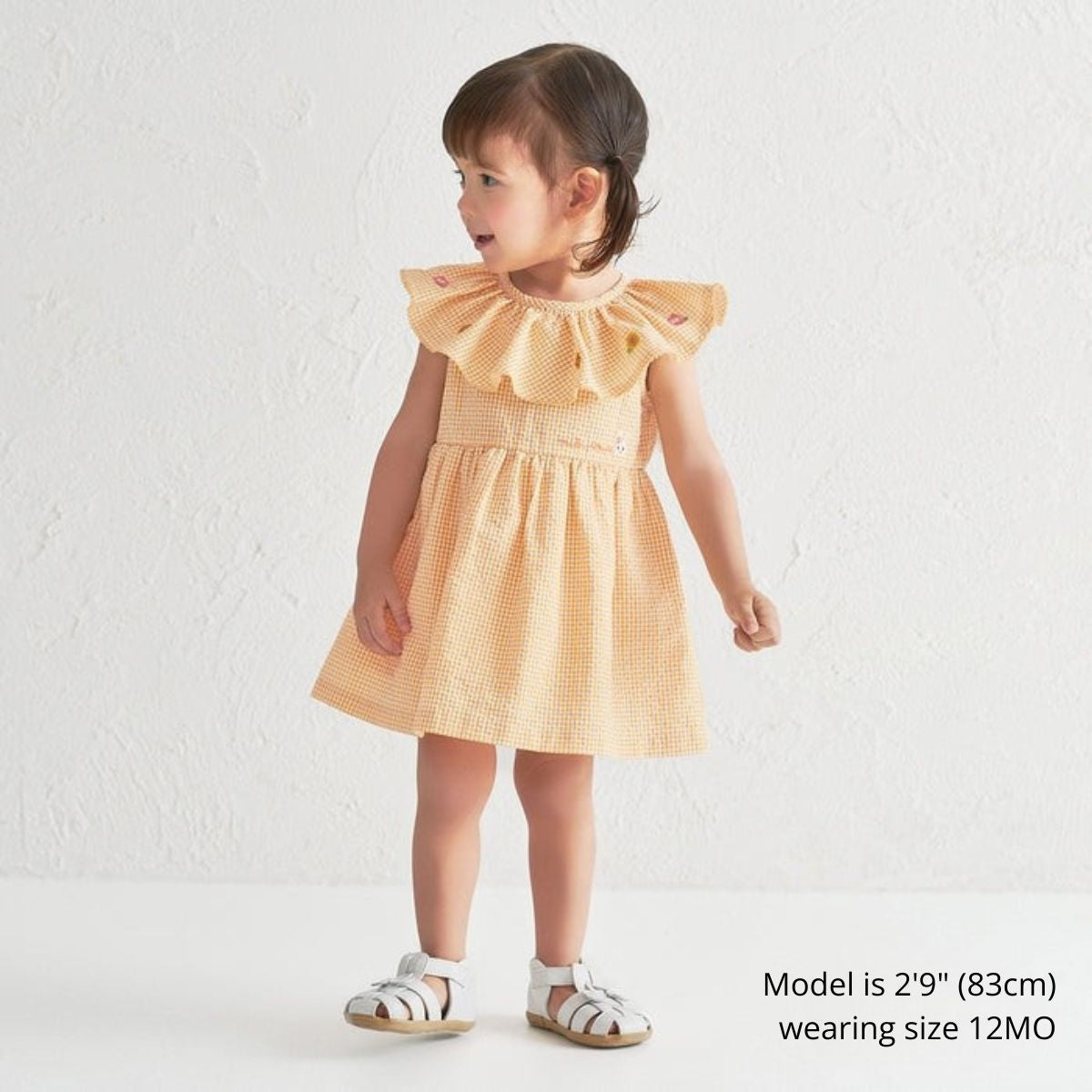 Usako’s Sunflower Gingham Dress