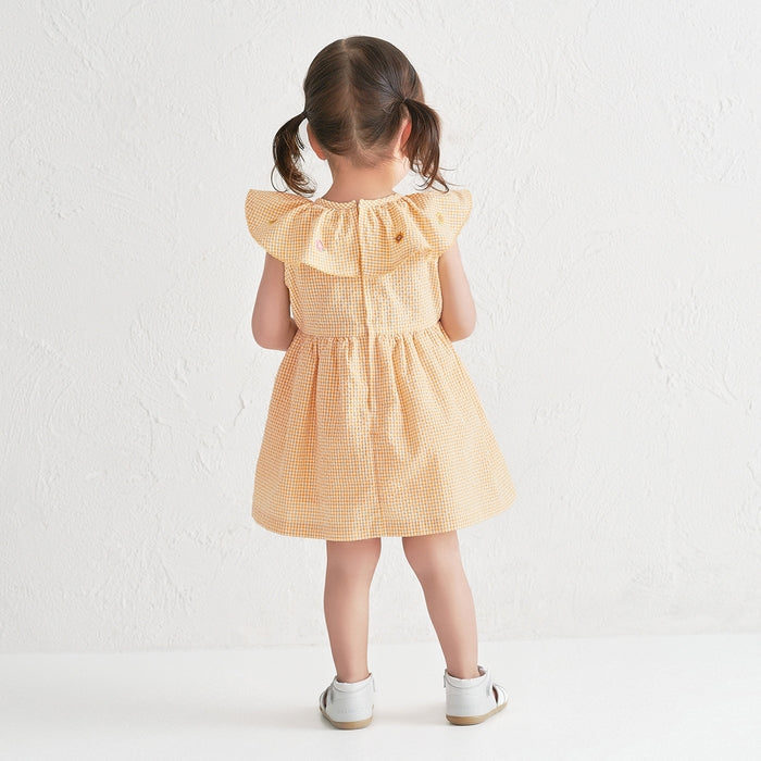 Usako’s Sunflower Gingham Dress