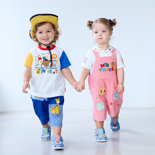 Classic MIKI HOUSE Bear Sailor Overalls