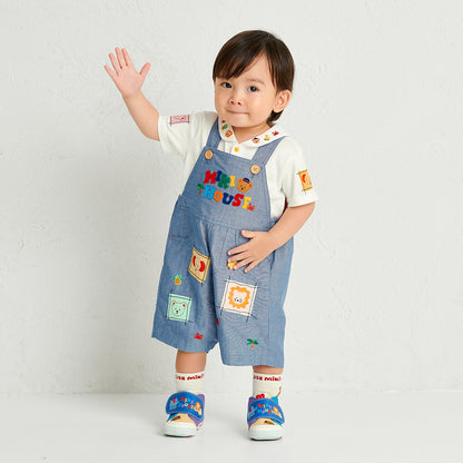 Classic MIKI HOUSE Bear Sailor Overalls