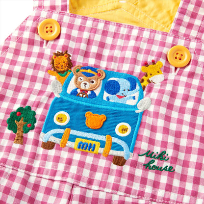 Pucchi’s Gingham Bus Overalls