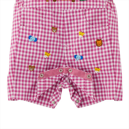 Pucchi’s Gingham Bus Overalls