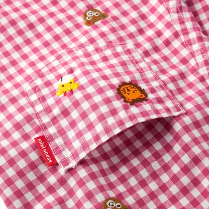 Pucchi’s Gingham Bus Overalls