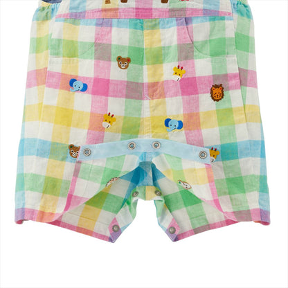 Pucchi’s Gingham Bus Overalls