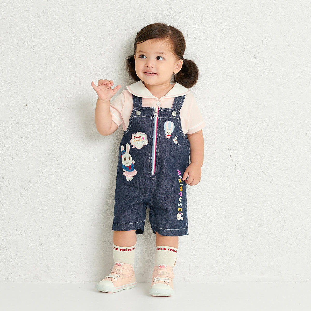 Usako’s Zip-Up Denim Overalls
