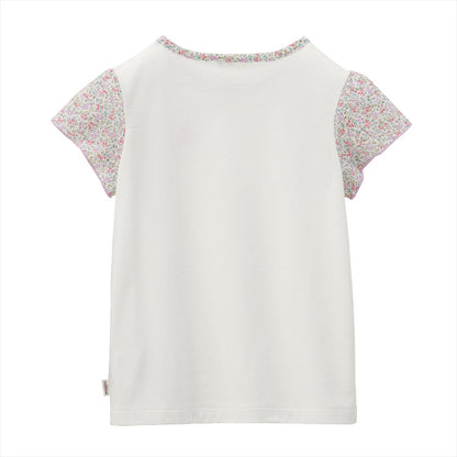 Teddy Bear Emblem Floral Tunic Tee