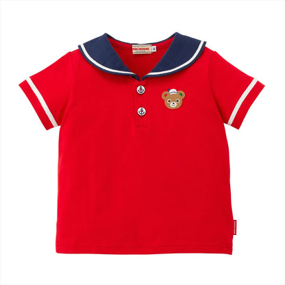 Pucchi’s Sailor Collar Polo Shirt