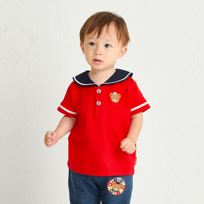Pucchi’s Sailor Collar Polo Shirt