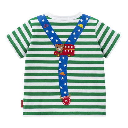 Pucchi’s Striped Suspender Tee