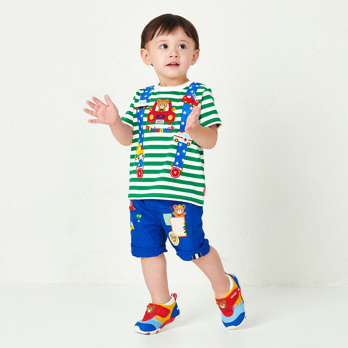 Pucchi’s Striped Suspender Tee