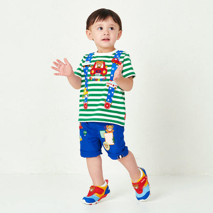 Pucchi’s Striped Suspender Tee