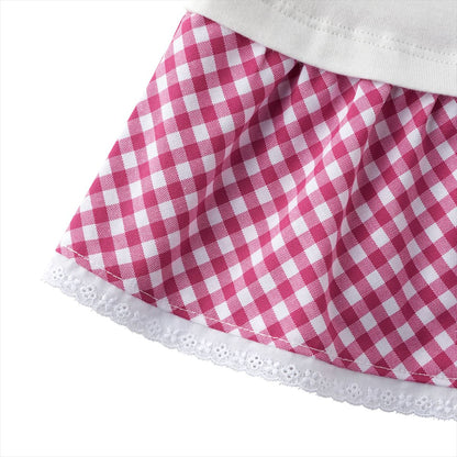 Usako’s Gingham Frill Tunic
