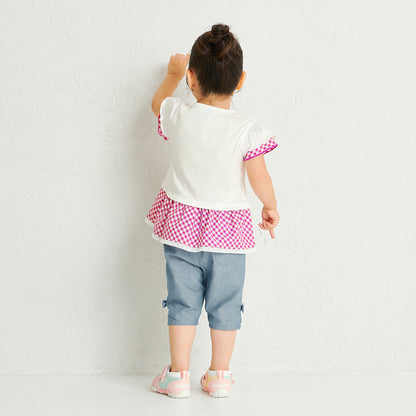 Usako’s Gingham Frill Tunic