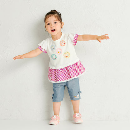 Usako’s Gingham Frill Tunic