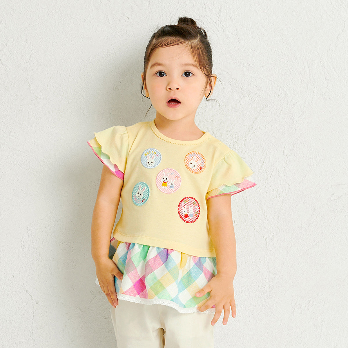 Usako’s Gingham Frill Tunic