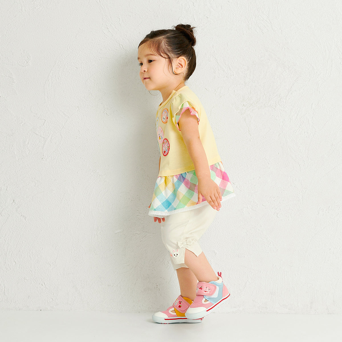 Usako’s Gingham Frill Tunic