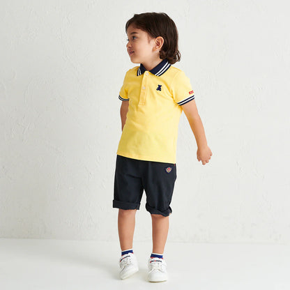 Teddy Bear Emblem Polo Shirt