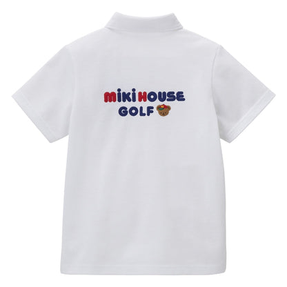 MIKI HOUSE Golf Bear Polo Shirt for Kids