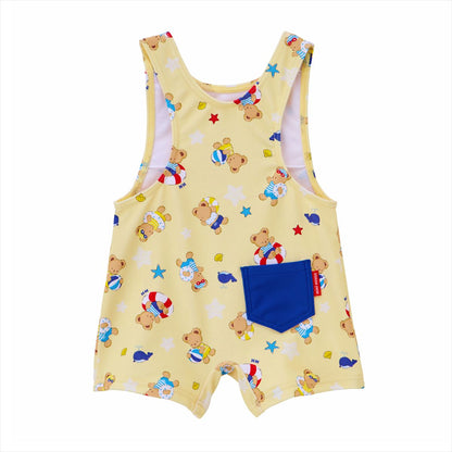 MIKI HOUSE Seaside Bear Swimsuit (UV Protection)