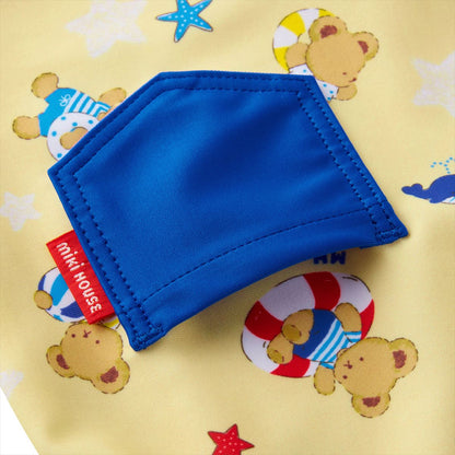 MIKI HOUSE Seaside Bear Swimsuit (UV Protection)