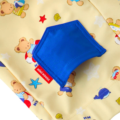MIKI HOUSE Seaside Bear Swim Trunks (UV Protection)