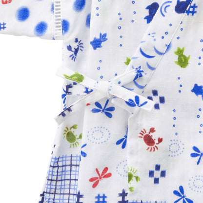 Two-Piece Patchwork Pucchi Kimono Jinbei