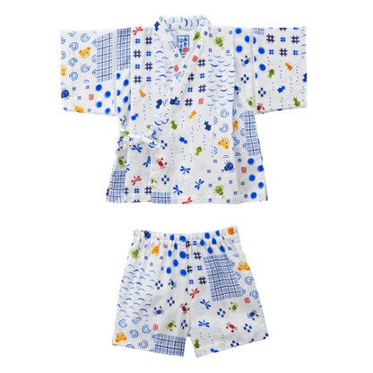 Two-Piece Patchwork Pucchi Kimono Jinbei