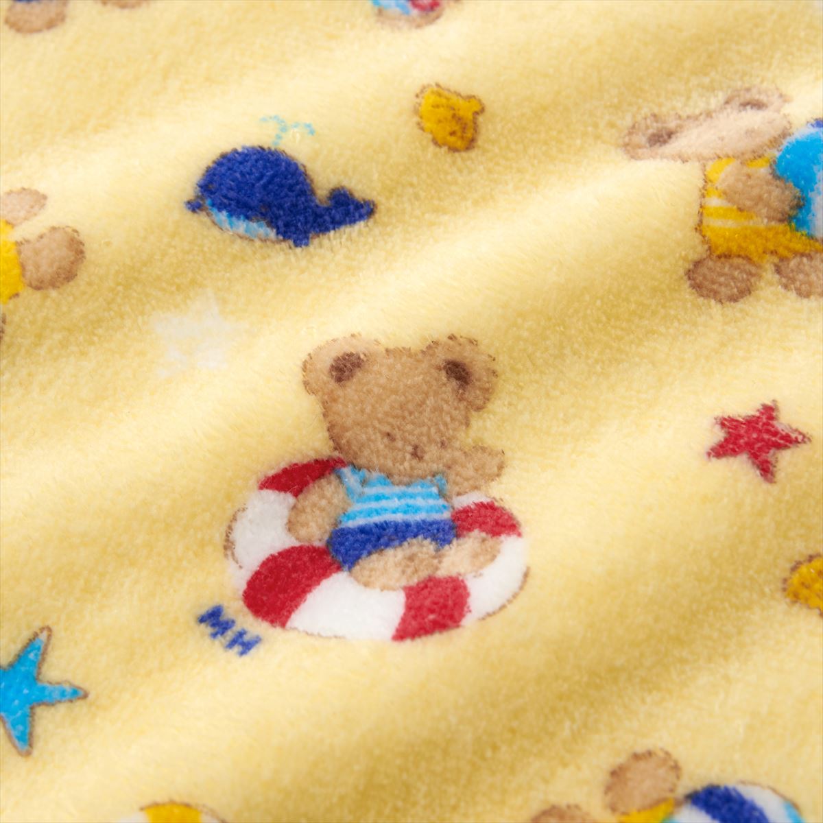 MIKI HOUSE Seaside Bear Face Towel