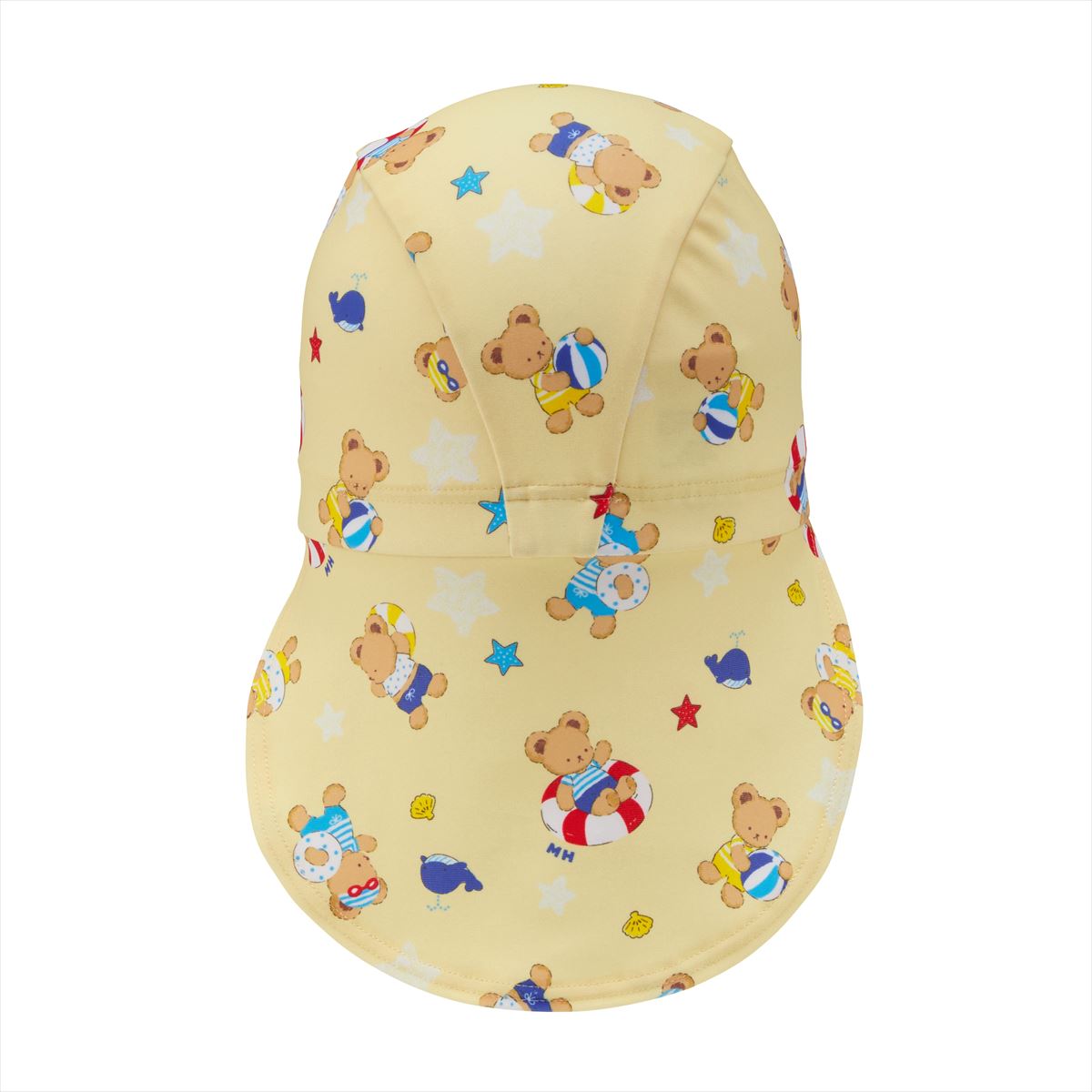 MIKI HOUSE Seaside Bear Swim Hat (UV Protection)