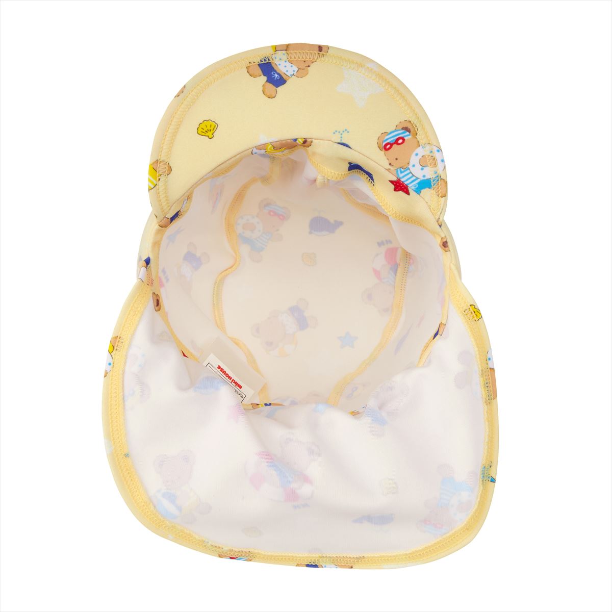 MIKI HOUSE Seaside Bear Swim Hat (UV Protection)
