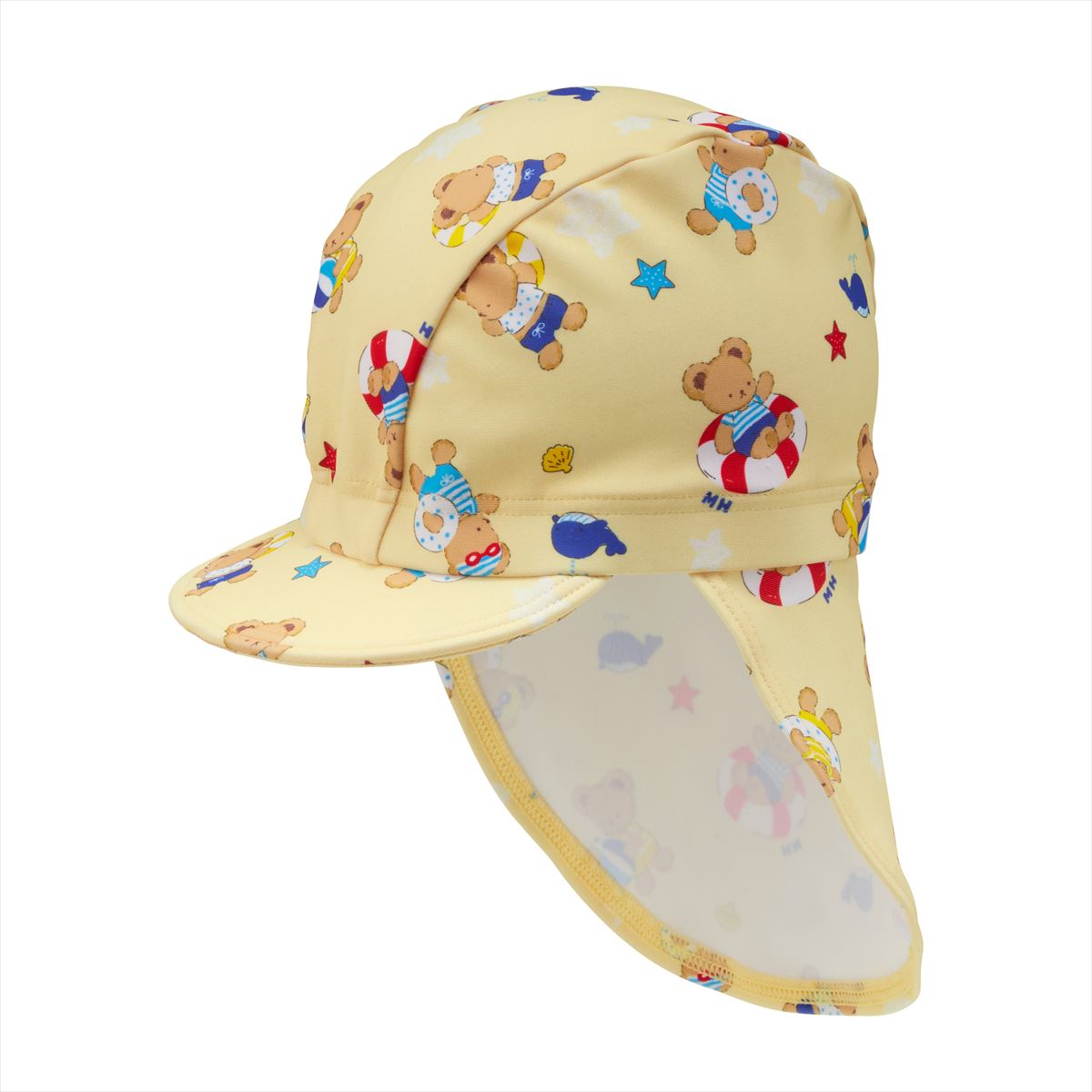 MIKI HOUSE Seaside Bear Swim Hat (UV Protection)