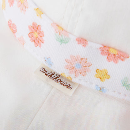 Floral Bow Sun Hat (UV Protection)